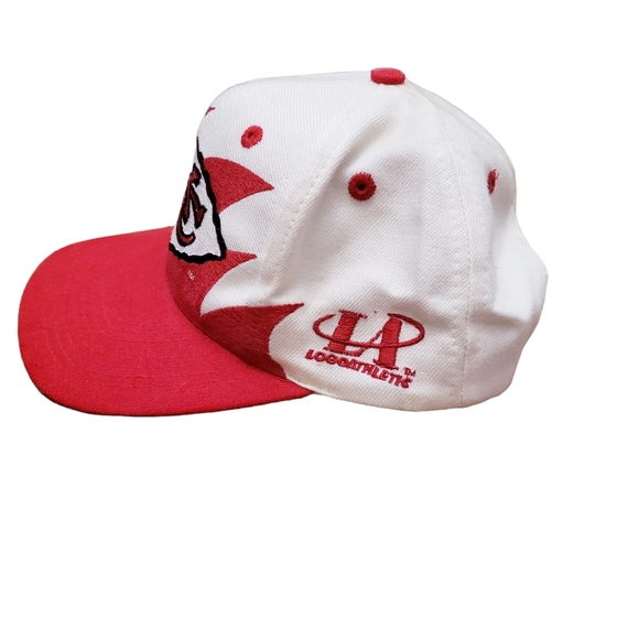RARE Kansas City Chiefs Vintage Shark Tooth Pro Line Logo Athletic Snapback Hat - Picture 2 of 12